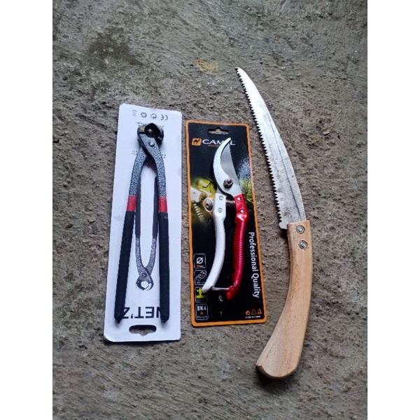 paket alat bonsai termurah gergaji bonsai gunting dahan bonsai catok bonsai