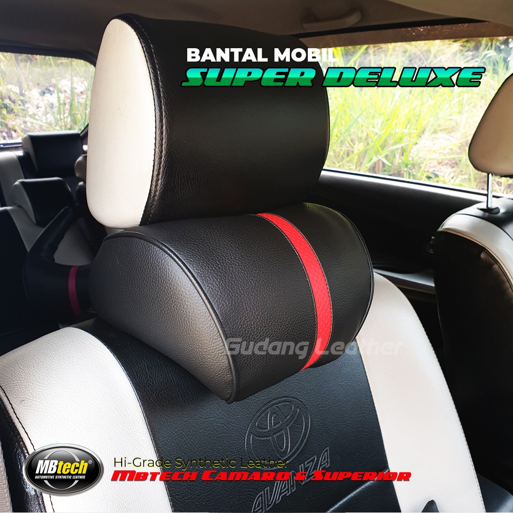 Bantal Mobil Super Deluxe Kulit MBTECH