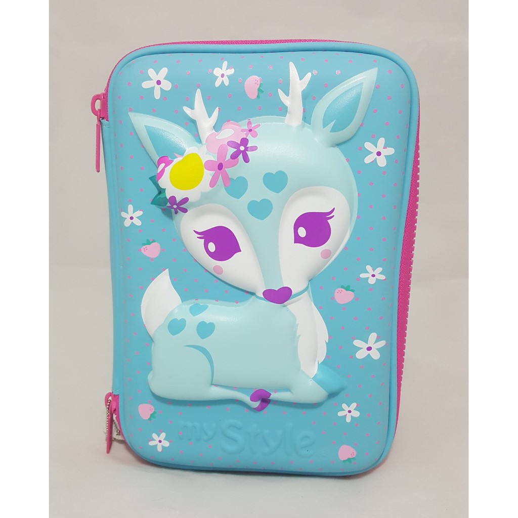 

My Style TM 2218 Wild Blue Deer Hardtop Pencil Case