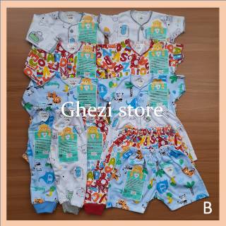 12 PCS BAJU  BAYI  LIBBY  MOTIF BAJU  LENGAN  PANJANG DAN 