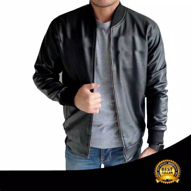 JAKET BOMBER PRIA ORIGINAL 100%