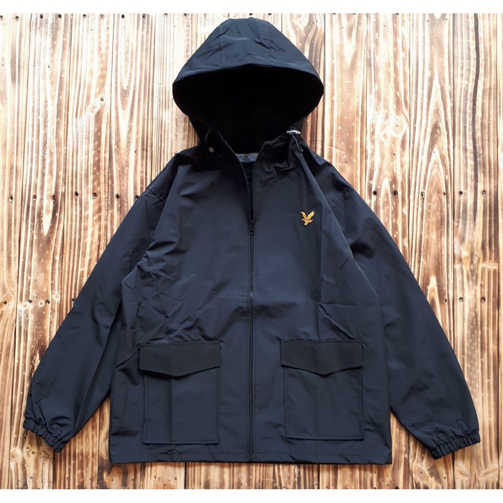 JAKET LYLE SCOTT DOUBLE POCKET HITAM