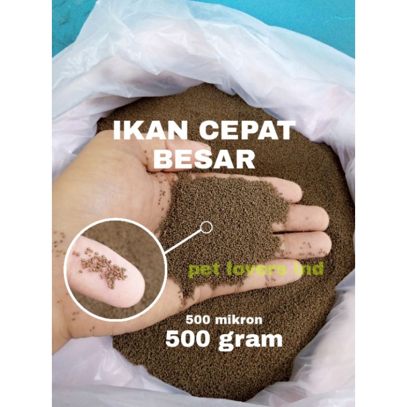 Pakan benih ikan nila,lele,gurame,patin khusus pembesaran