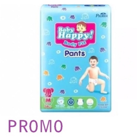 BABY HAPPY PANTS [S40 / M34 / L30 / XL26 / XXL24]-Promo M34