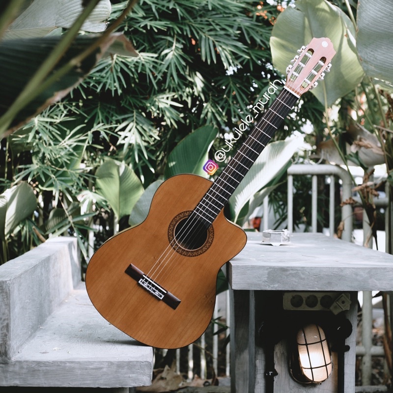 GITAR KLASIK YAMAHA CUTWAY C315 FULLSET CUSTOM-2