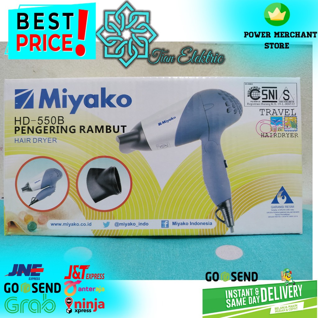 MIYAKO HD-550B Pengering Rambut / Hair Dryer