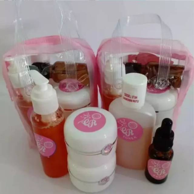 PAKET CREAM CR ORIGINAL TAS PINK 5in1