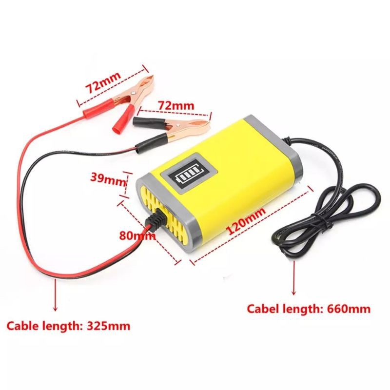 Charger Aki Motor Mobil Casan Carger Cas 2A 12V
