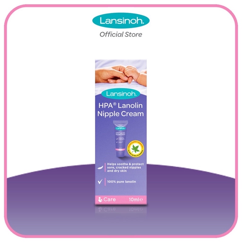 Lansinoh Nipple Cream HPA Lanolin for Sore Nipple &amp; Cracked Skin ( Cream Puting Lecet Ibu Menyusui )