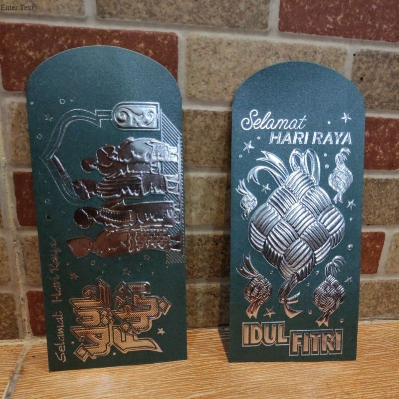 

Ampau/Amapo/Amplop lebaran panjang poly silver isi 10 lembar
