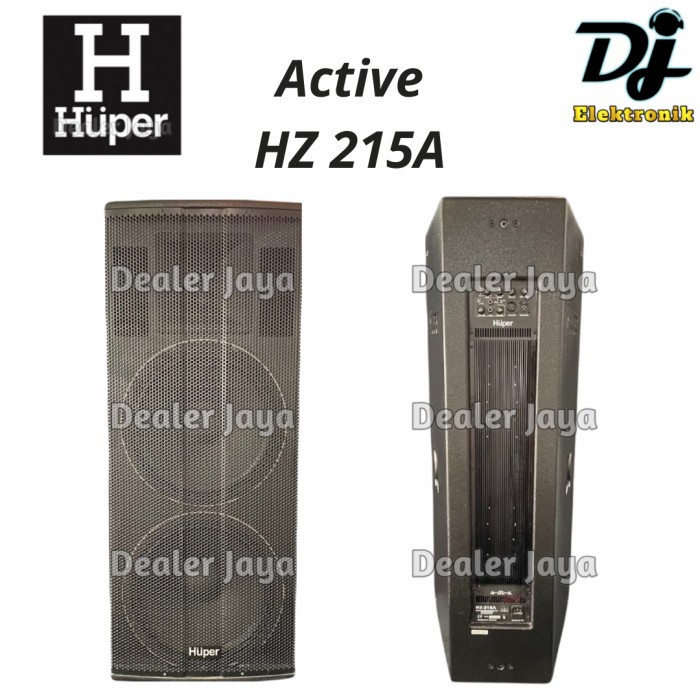 Speaker Aktif Huper HZ215A / HZ 215 A / 215A - 2 x 15 inch (Sepasang)