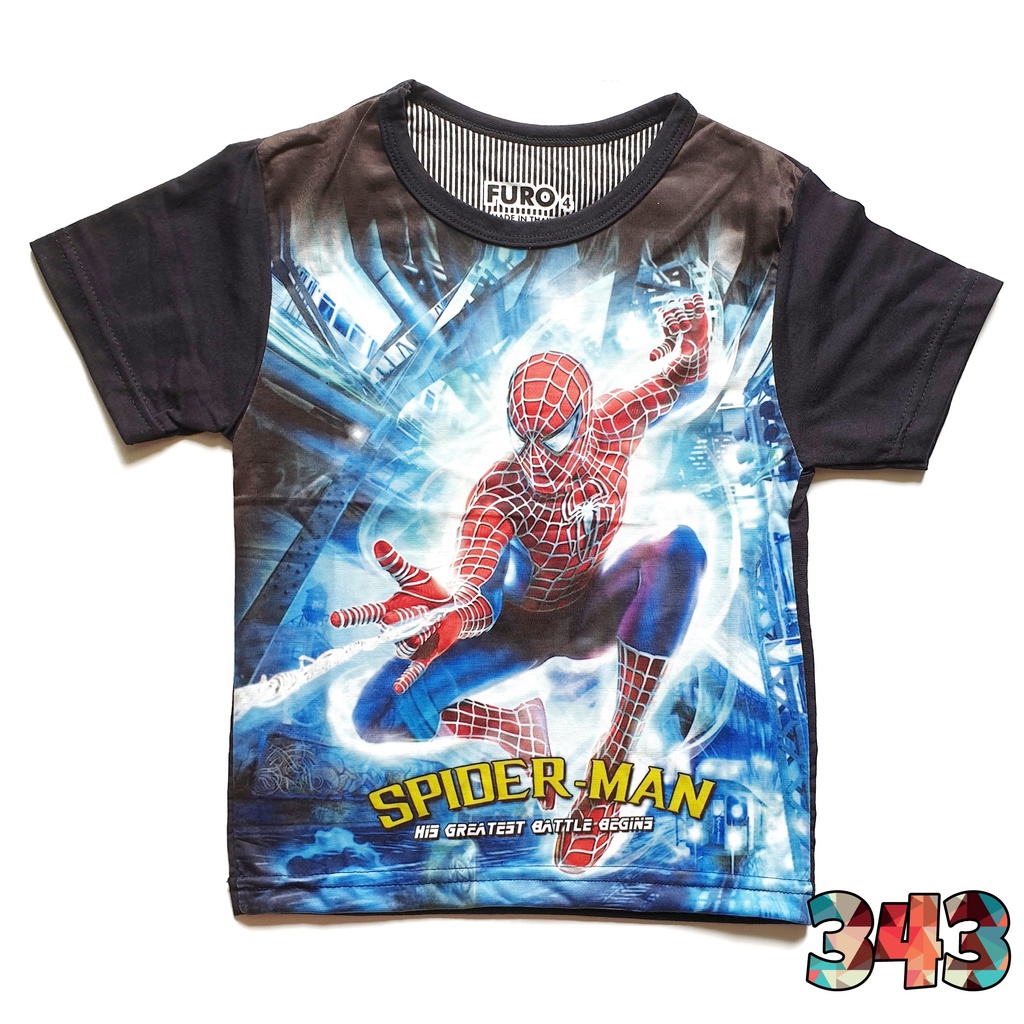 Furo Kaos Anak Spiderman