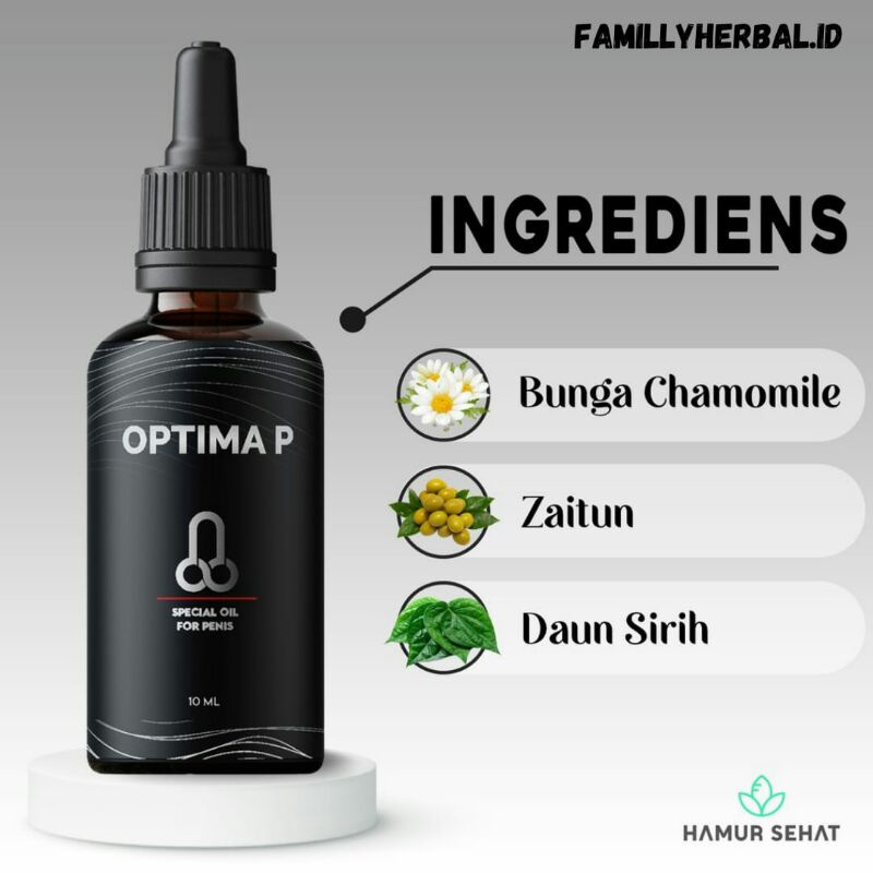 MINYAK PEMBESAR KELAMIN PRIA OPTIMA P ALAT VITAL PRIA ALAMI Original Permanen