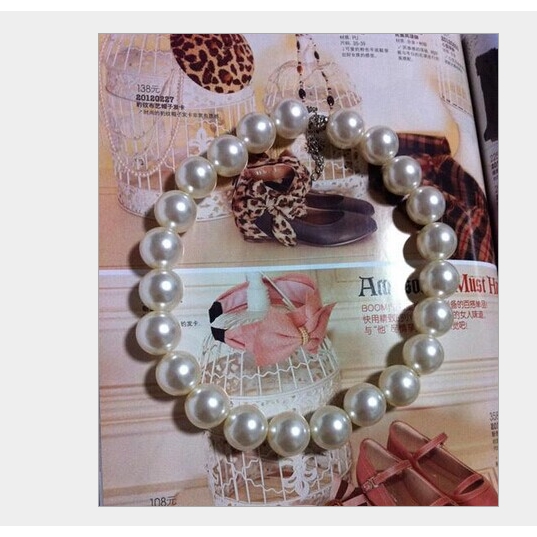 Kalung choker mutiara  korea simple model kerah neckband 421