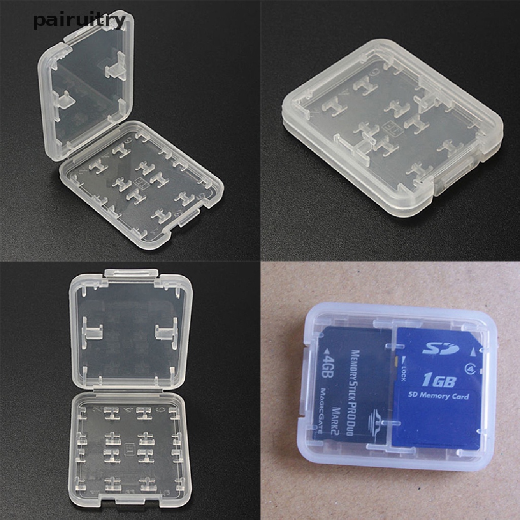 Prt Kotak Penyimpanan Memory Card Micro SD TF SDHC MSPD 8 Slot PRT