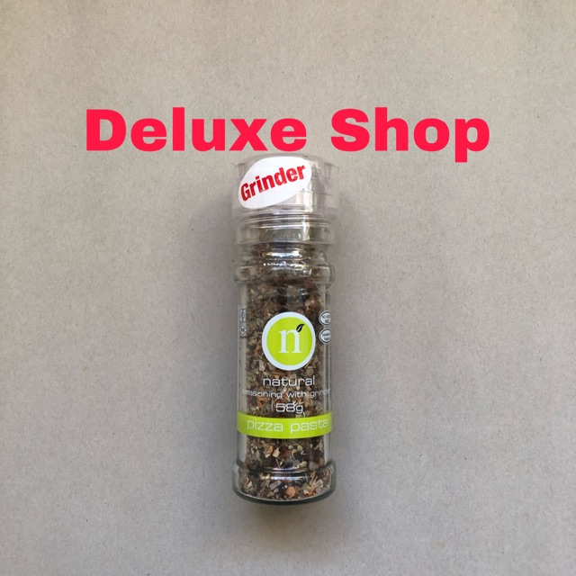 

Natural Pizza Pasta Seasoning with Grinder / bumbu pizza 58g