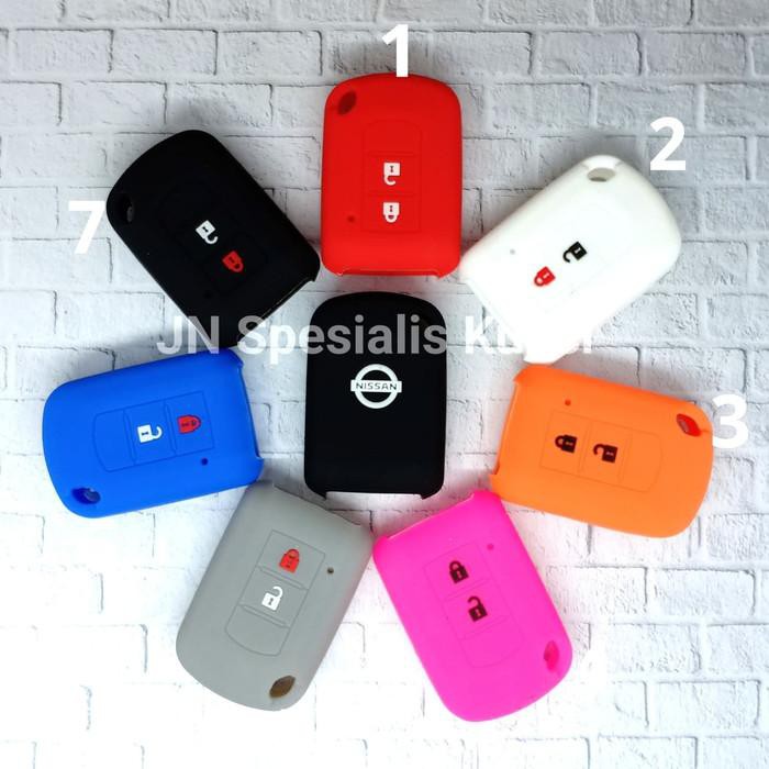 Stock Baru  Sarung silikon remote Nissan Livina 2019 manual type VE AT dan EL MT kunci aksesoris