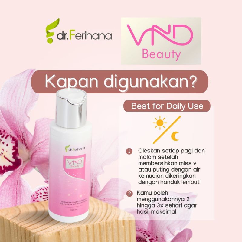 Dr. Ferihana VND Beauty Lotion Pencerah Miss V Perawatan Kewanitaan Skincare Original BPOM