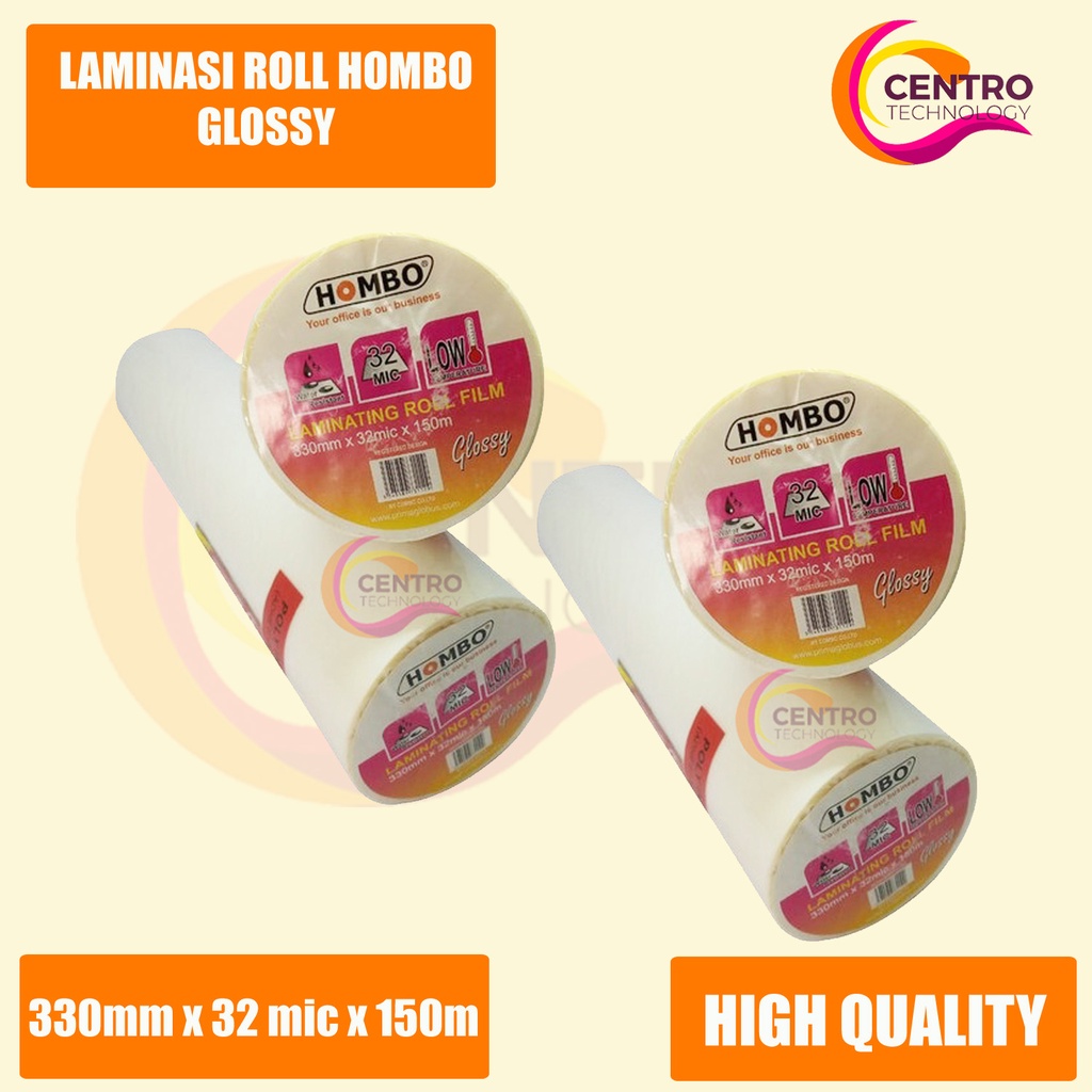 

Plastik Laminasi Roll Hombo Matte & Glossy A3