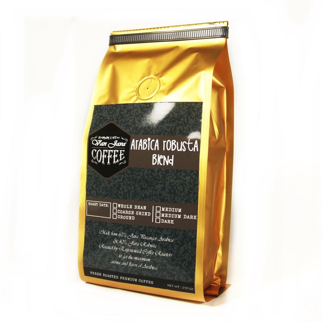 

Van Java Coffee - Arabica Robusta Blend 250 Gram