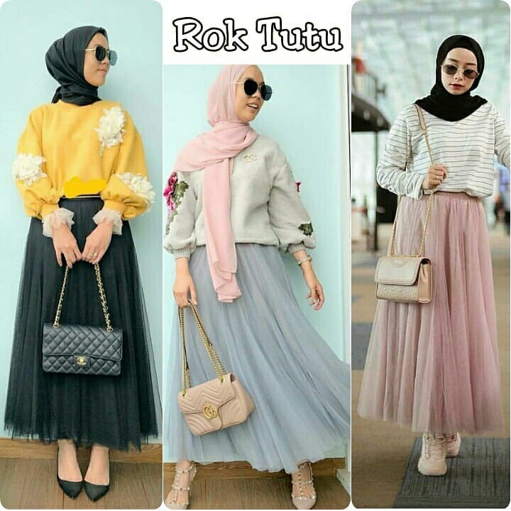 Style Hijab  Memakai Rok  Tutu  Tutorial Hijab  Terbaru