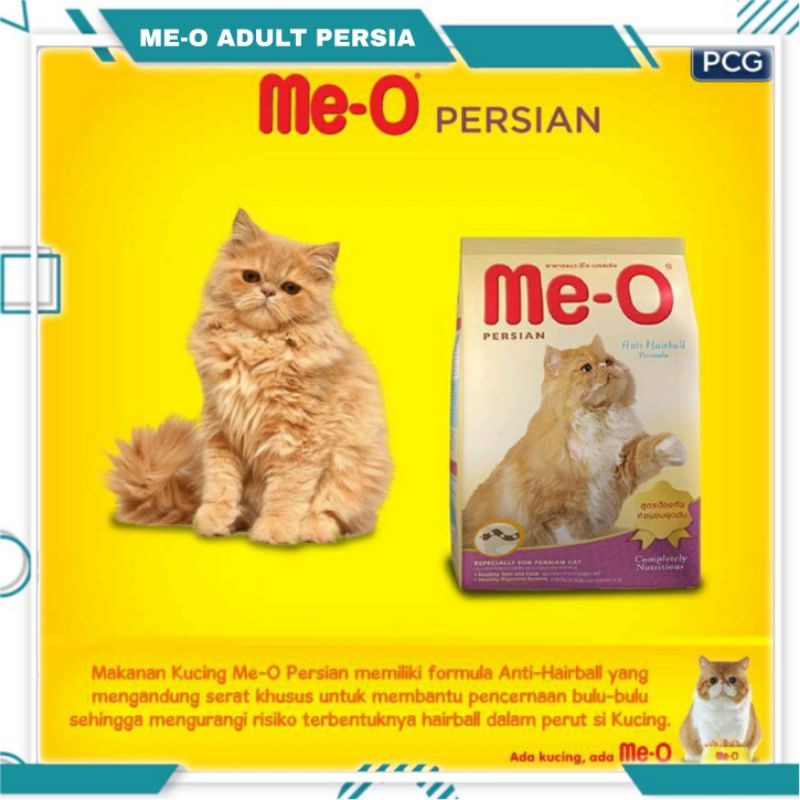 ME-O PERSIAN ADULT Makanan Kucing Persia Dewasa Me-O Kemasan 500gr