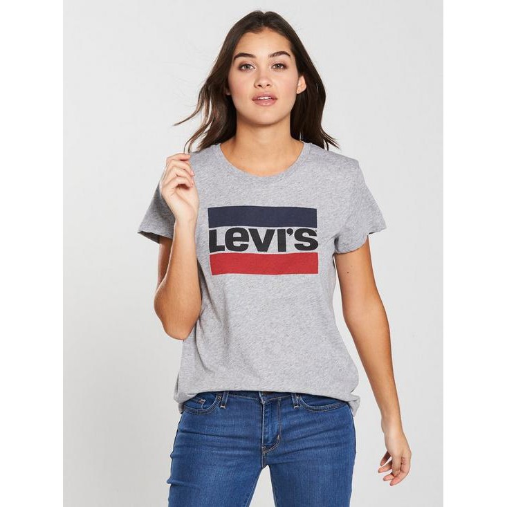 Kaos Levi's | Kaos Cewek | Graphic Grey | KLW - 08