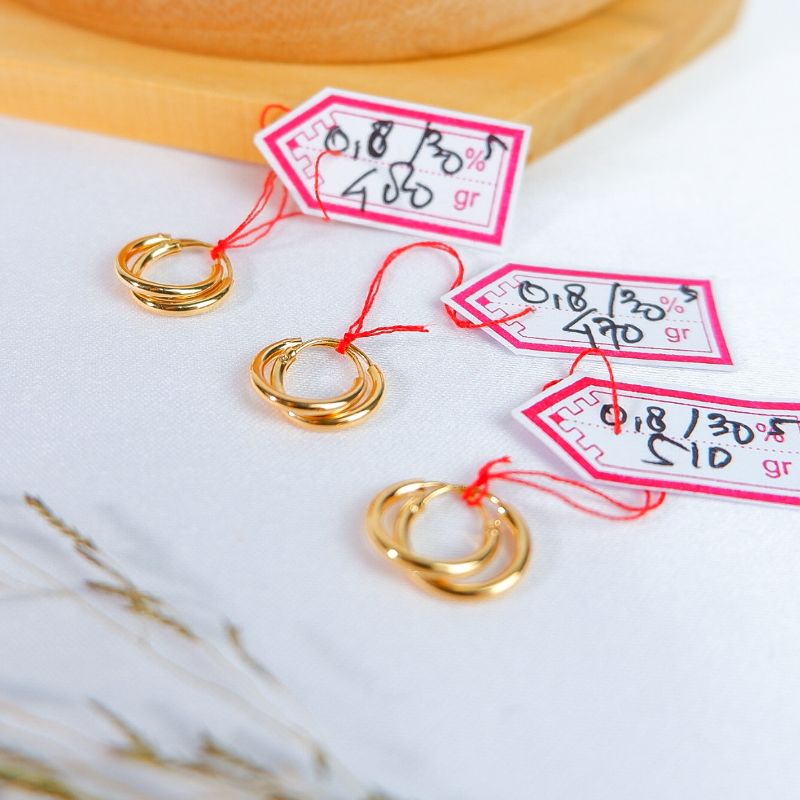 Anting bayi tindik baru lahir 300%