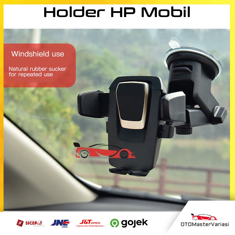 Car Holder hp Mobil Dashboard dan Kaca Phone Holder Mobil Tripod Hp Mobil Universal Tempat Hp Mobil putar 360 Derajat