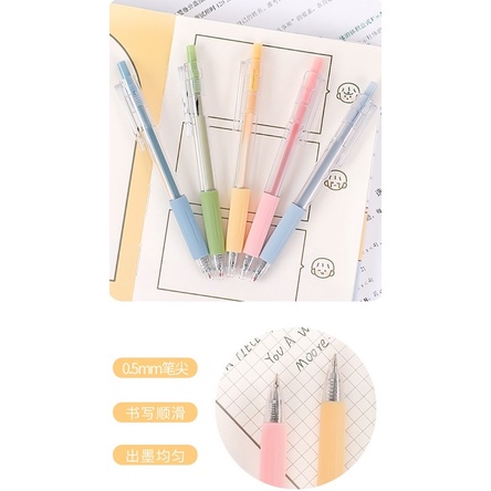 KENSHO Pen Polos Basic Pastel Aesthetic 0.5mm / Bolpen / Pulpen