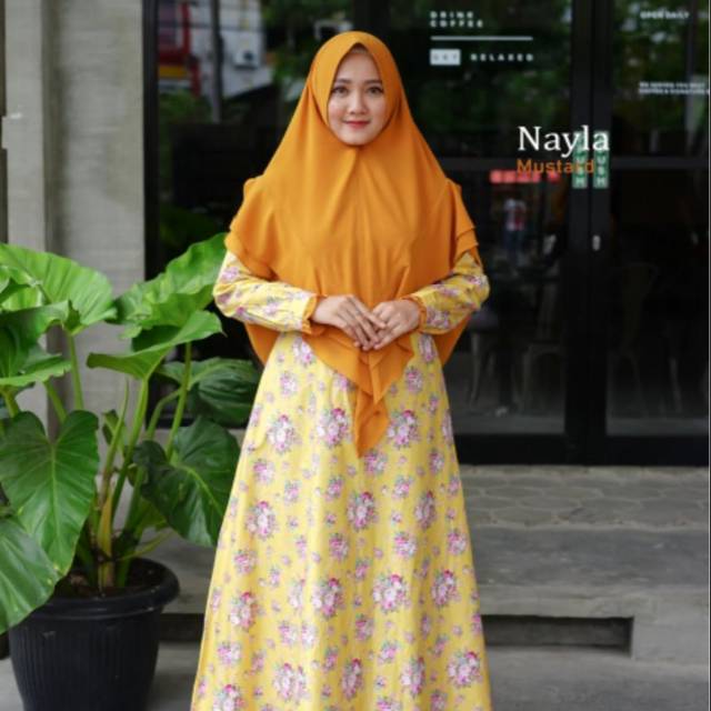 GAMIS SET KHIMAR NAYLA ORI AKIFA