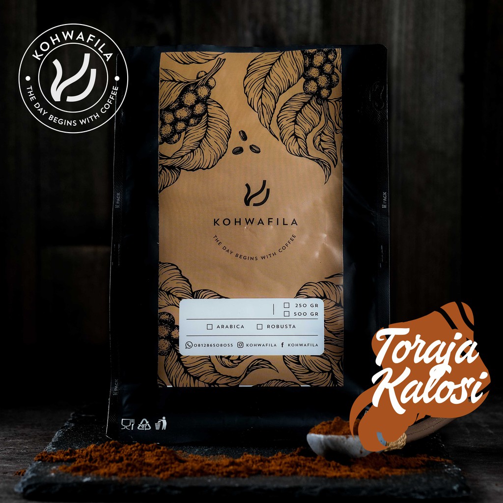 

Kopi Bubuk Toraja Kalosi Robusta 250 gram