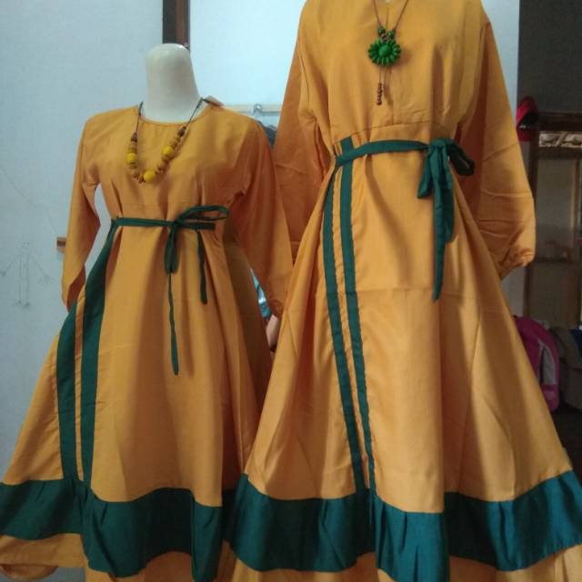 paket usaha gamis kodian isi 20pasang(20pcs ibu dan 20pcs anak)