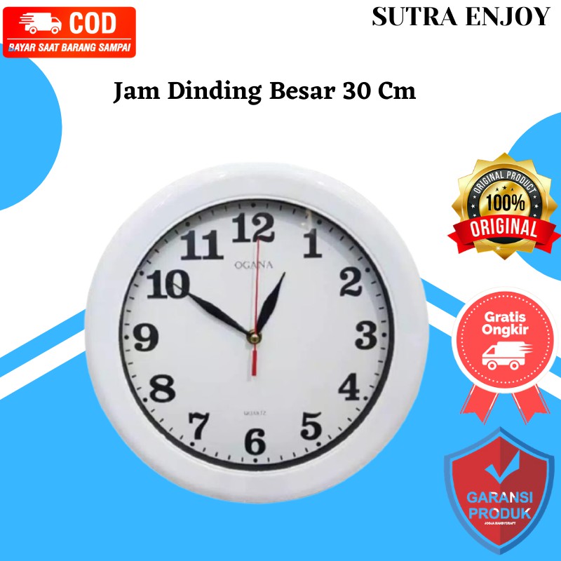 Jam Dinding Besar 30 Cm Terlaris