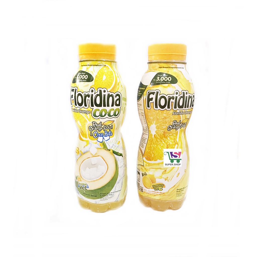 Floridina Florida Orange Minuman Jeruk Botol 350 ML