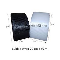 BUBBLE WRAP 50METER x 20CM Tebal Pekat lentur Premium bubblewrap