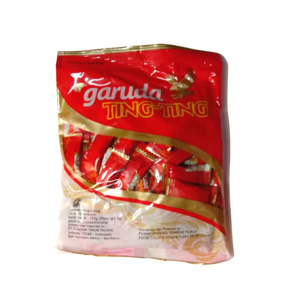 

Garuda Ting-ting Permen Kacang 125gr isi 50pcs Enting Enting Makanan RIngan Cemilan Snack