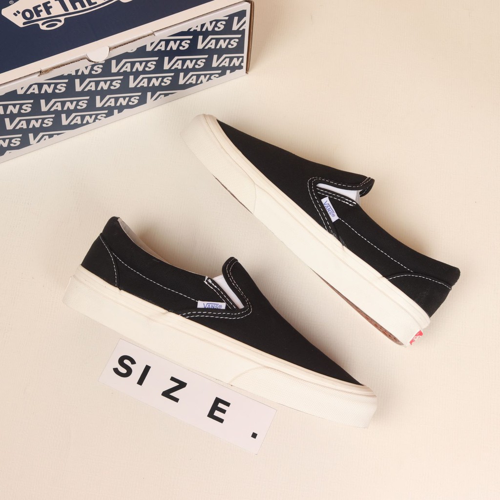 Vans Vault OG Classic Slip On LX Black White