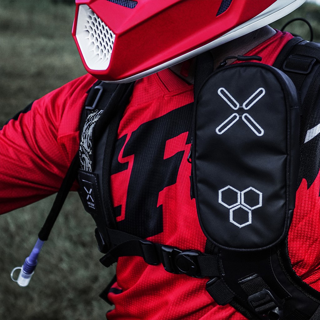 Dompet Gantung Trabas Enduro Motocross Tahan Air Phone Black AXEGEAR