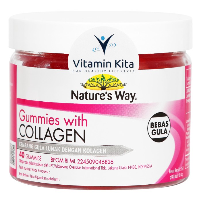 NATURE'S WAY COLLAGEN GUMMIES 40 GUMS BPOM