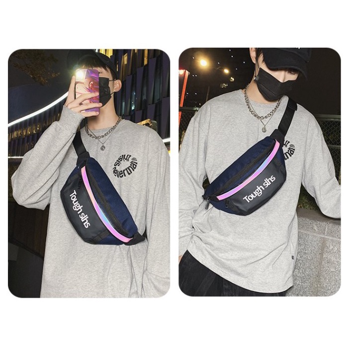 TAS PINGGANG Tough Slash Waistbag 137 Tas Pinggang Tough GLOW IN THE DARK TAS TOUGH WAIST BAG