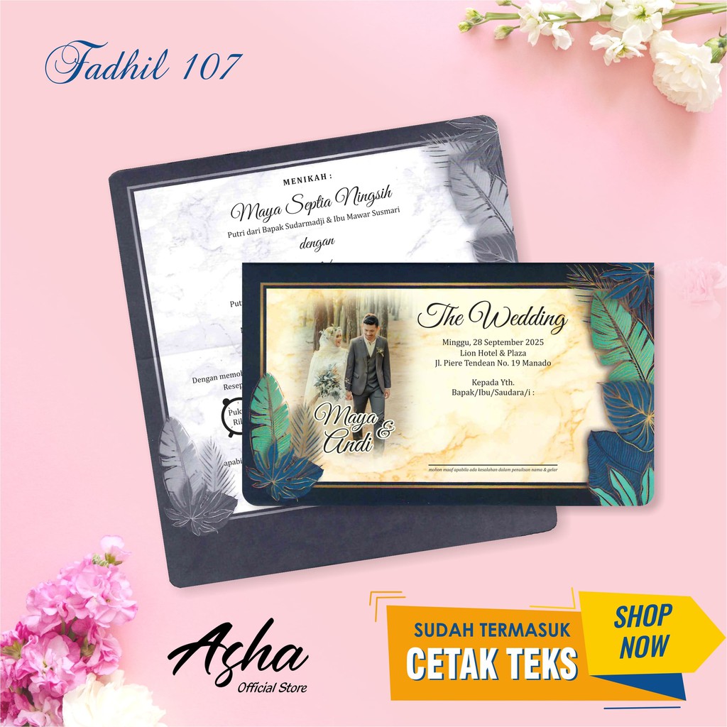 Blanko Undangan Kosongan Fadhil 107