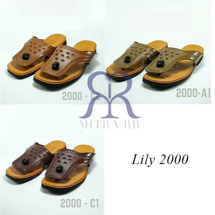 MitraRR Sandal Lily Jadul, Sendal Lily 2000 pria jepit Lily Asli