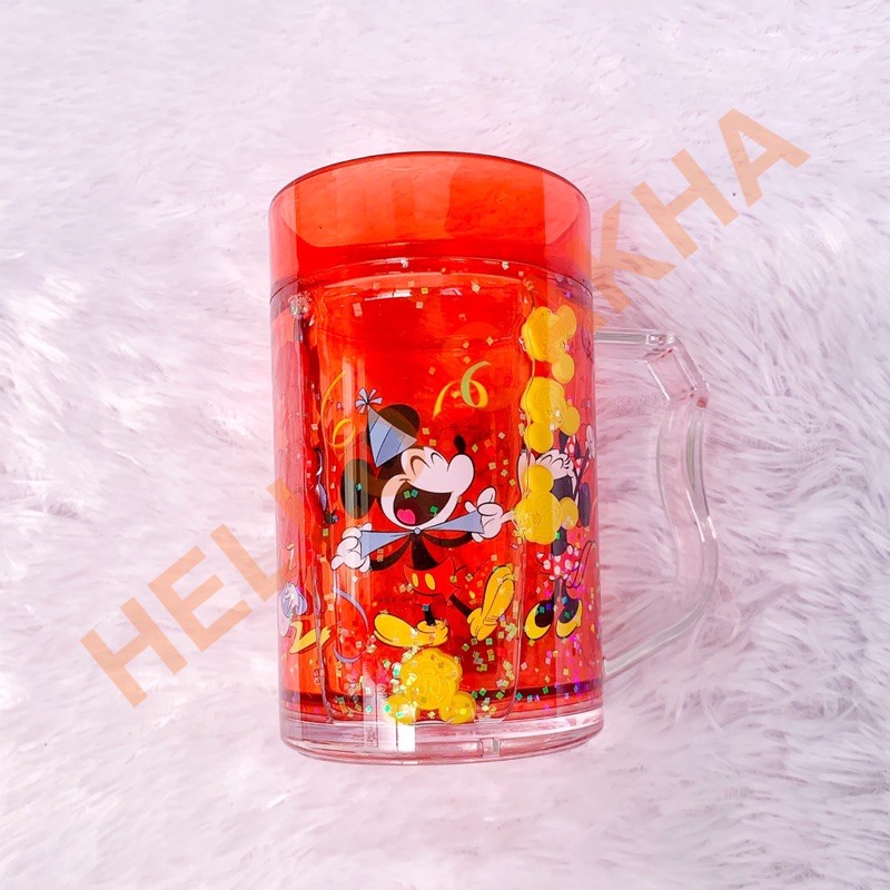 GELAS MICKEY MINNIE HONGKONG DISNEYLAND LIMITED EDITION / 100% ORIGINAL DISNEY