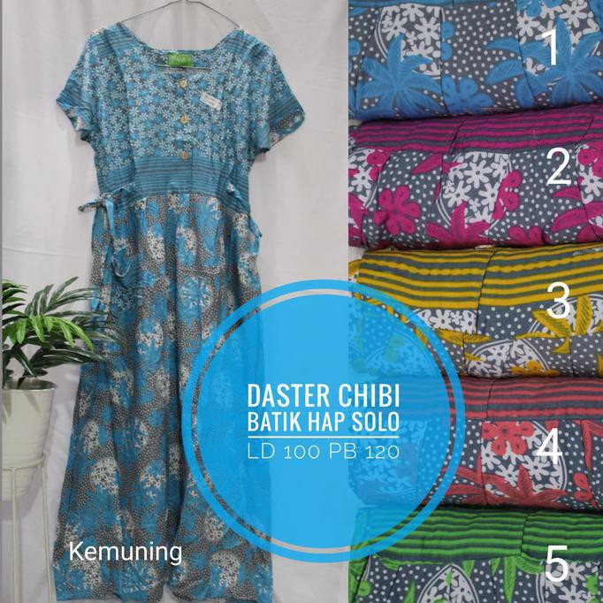 Best Seller # Daster Cibi Lengan Batik Hap Solo