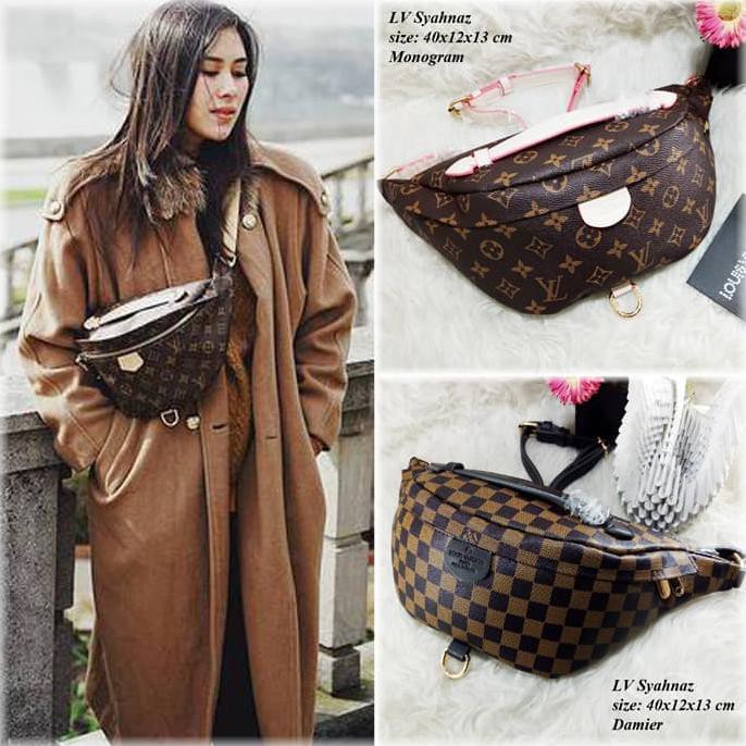 Pengiriman Cepat dan tepat tas wanita tas LV BUMBAG / LV WAISTBAGS LV /LV WAISTBAG tas pinggang