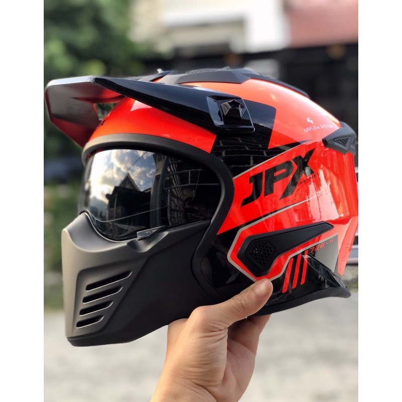 Helm JPX MX726R Dewasa Original Sni