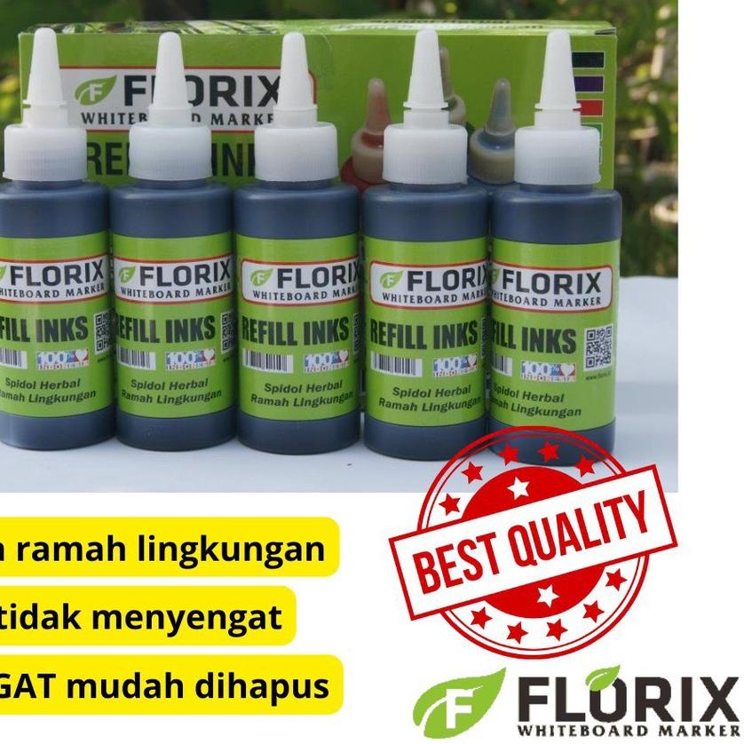 

BISA COD ✔️Tinta Spidol Whiteboard Florix 50 ML PER SATUAN - Tinta Refill Spidol|RA5