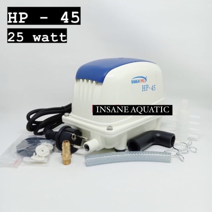 POMPA UDARA SAKKAI PRO HP 45 AIR PUMP HI BLOW KOLAM AQUARIUM RESUN