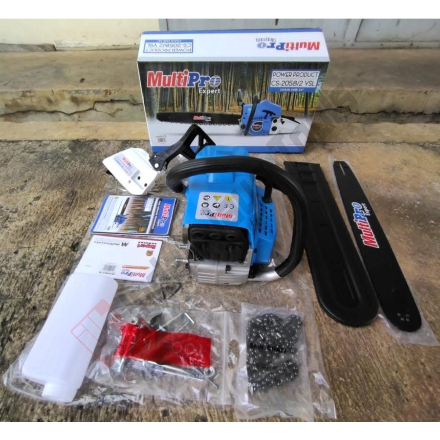 Mesin ChainSaw Multipro 20&quot; 2 Tak - Gergaji Potong Pohon Kayu